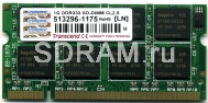 1GB DDR PC2700 SO-DIMM CL2.5 Transcend