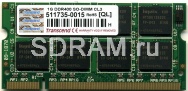 1GB DDR PC3200 SO-DIMM CL3 Transcend