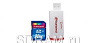 Карта памяти 8GB Secure Digital Card, High Capacity (SDHC) Class 2,Transcend