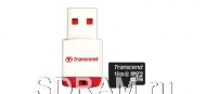 Карта памяти 16GB microSD/TransFlash Class 6 + RDP3 reader, Transcend