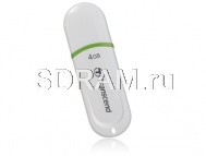 Флеш накопитель 4GB USB 2.0 JetFlash 330, белый, Transcend