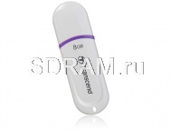 Флеш накопитель 8GB USB 2.0 JetFlash 330, белый, Transcend