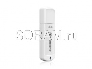 Флеш накопитель 8GB USB 2.0 JetFlash 370, белый, Transcend