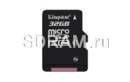 Карта памяти 32 GB microSD/TransFlash, Class 4, Kingston