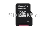 Карта памяти 32 GB microSD/TransFlash, Class 10, Kingston
