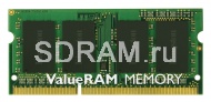 Оперативная память 2GB DDR3 PC10600 SODIMM SR X8 Non-ECC CL9, Kingston