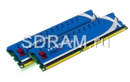 Оперативная память 4 GB 1600 MHz DDR3 Non-ECC CL9 DIMM HyperX Plug n Play, Kit of 2, Kingston